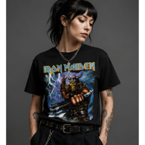 camiseta iron maiden eddie the trooper (cópia)
